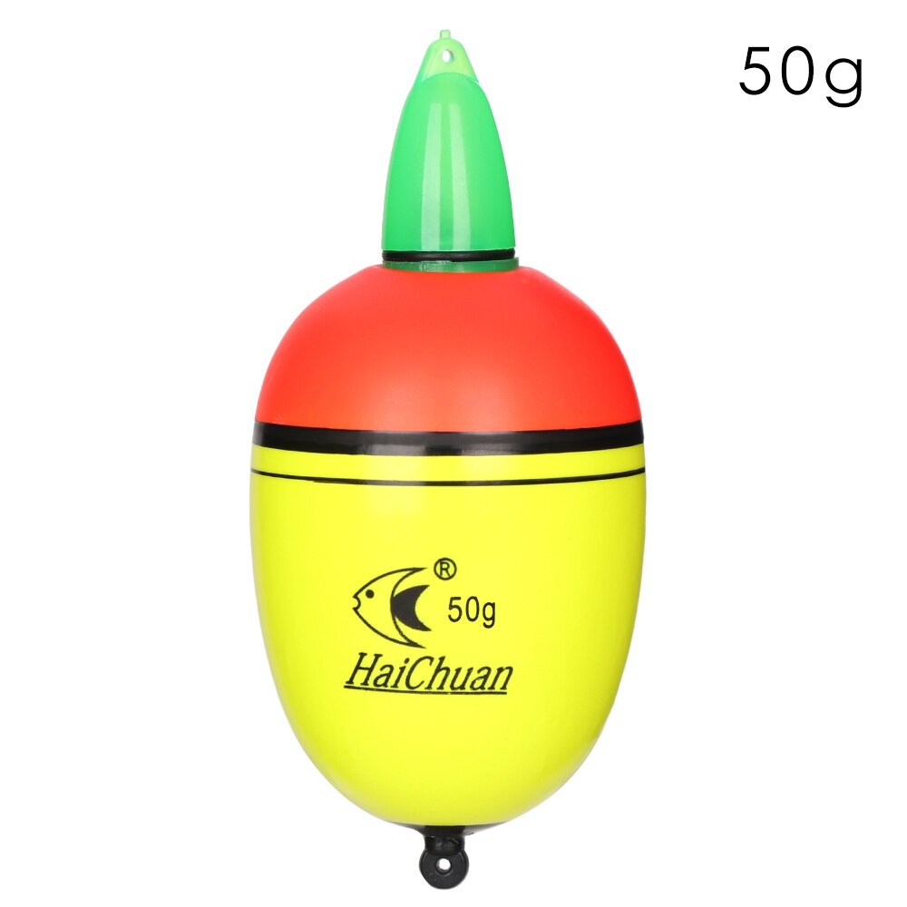 1Pcs 20g/30g/40g/50g Electronic Fishing Night Float Light Stick EVA Night Fishing Bobber with 2 Button Cells Fishing Accessories: 50g
