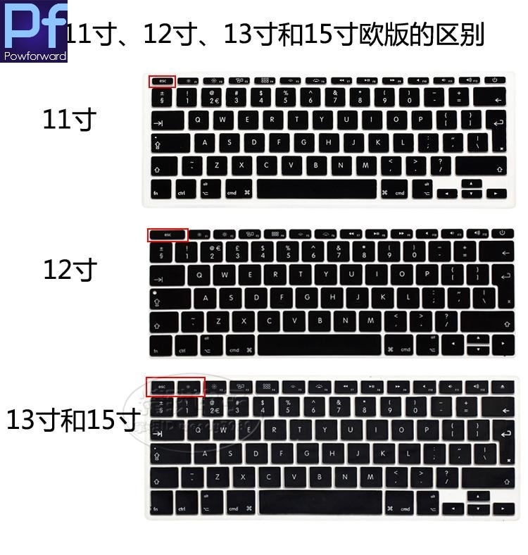 Voor imac siliconen laptop notebook beschermer euro eu engels computer toetsenbord cover voor macbook air pro retina 13 15