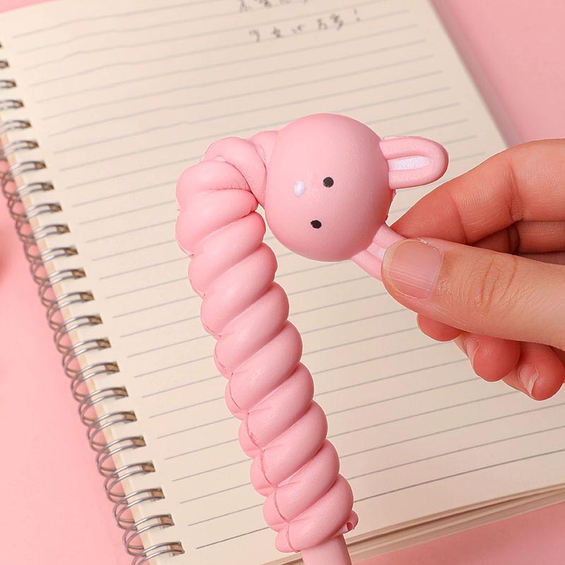 1Pcs Cute Soft Gel Pen Kawaii Decompression Pen Stationery Office School Supply Lovely Cartoon Pen Sponge Slow Rebound Gel Pen