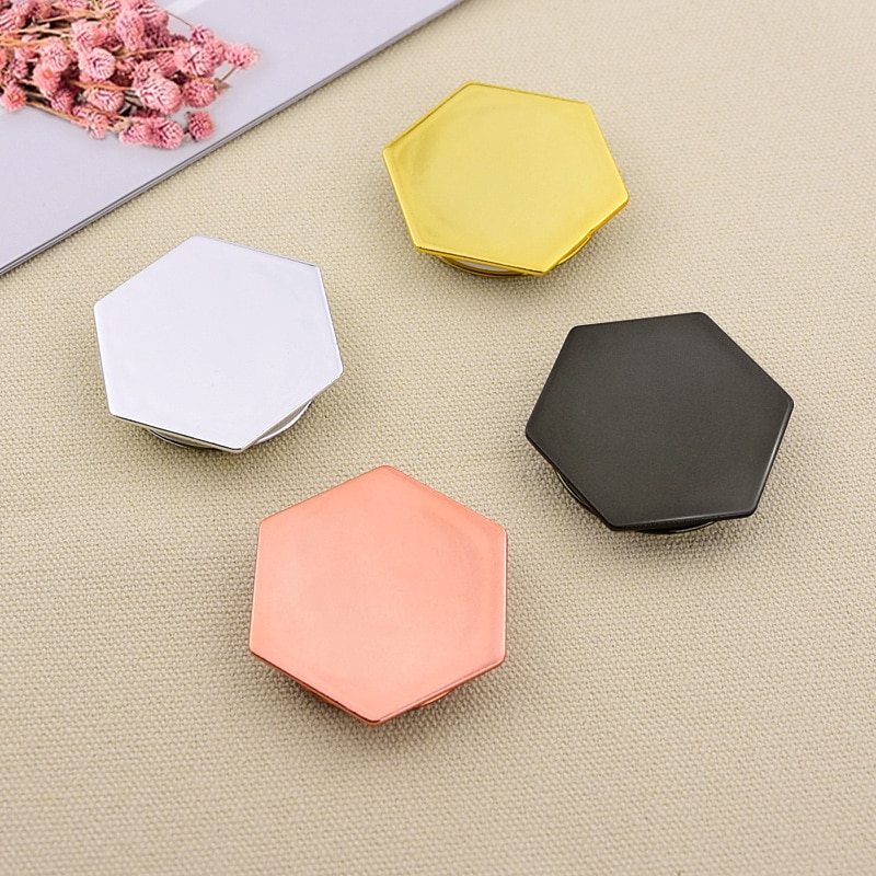 1pz esagono Placca materiale del telefono mobile pieghevole stirata aria Borsa staffa anello di barretta Supporto Del Telefono Palloncino supporto