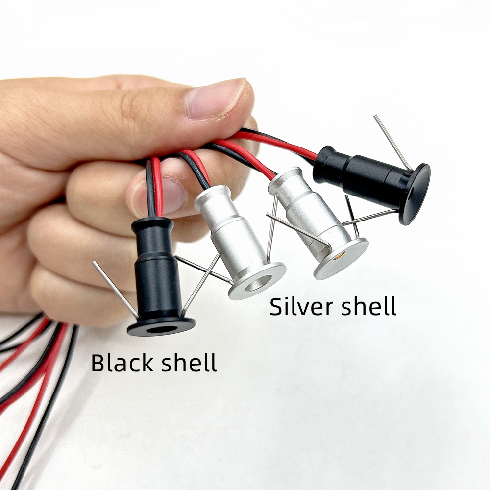 0.5W Mini LED Spotlight Ceiling Indoor 10mm Small Recessed Spot Light 12V Downlight Dimmable Showcase Cabinet Kitchen Stair Lamp