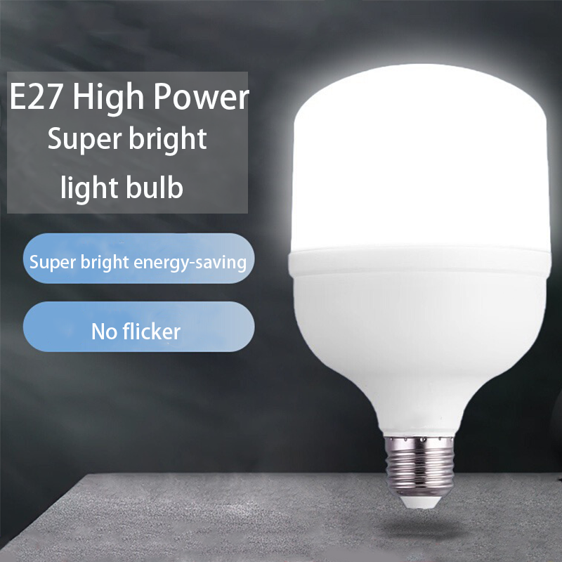 Bombillas LED grandes E27 20W 30W 40W 50W luces de boca de tornillo lámpara de ahorro de energía Interior sala de estar dormitorio iluminación de oficina