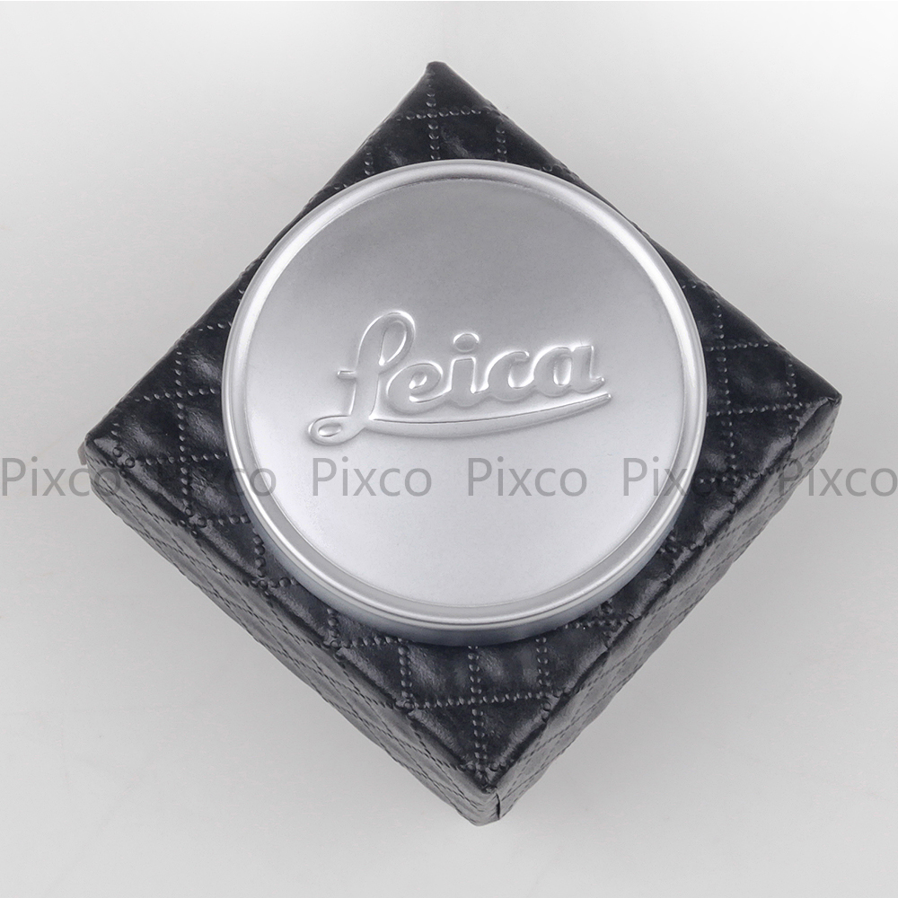 Combinaison de capuchon avant pour lentille Leica E39 39mm, protection de montage en métal argenté