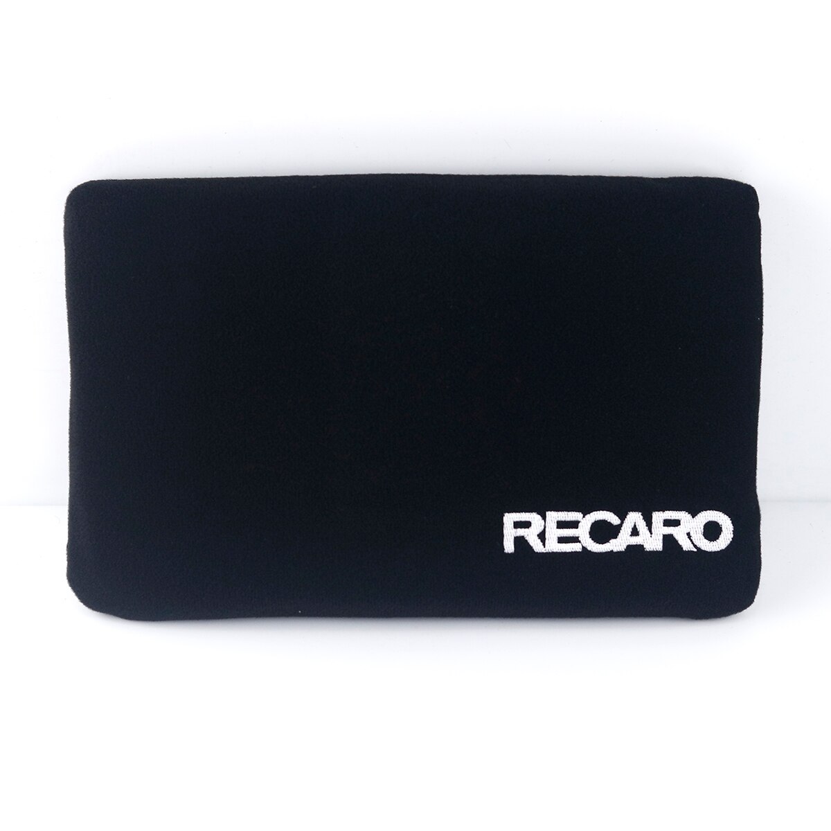 1X JDM BRIDE Racing Tuning Pad For Head Rest Cushion Bucket Seat Racing: Lumbar Black-recaro