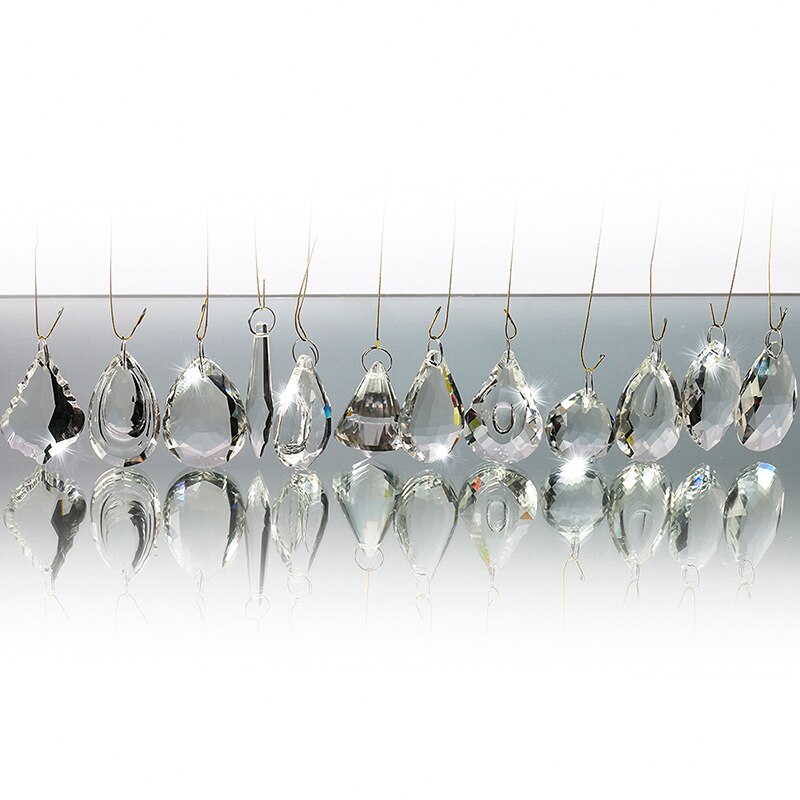 Suncatcher Opknoping Sector Crystal Rainbow Prisma Feng Shui Hangers Lamp Kristal Accessoires Deur Venster Tuin Ornamenten 1Pc