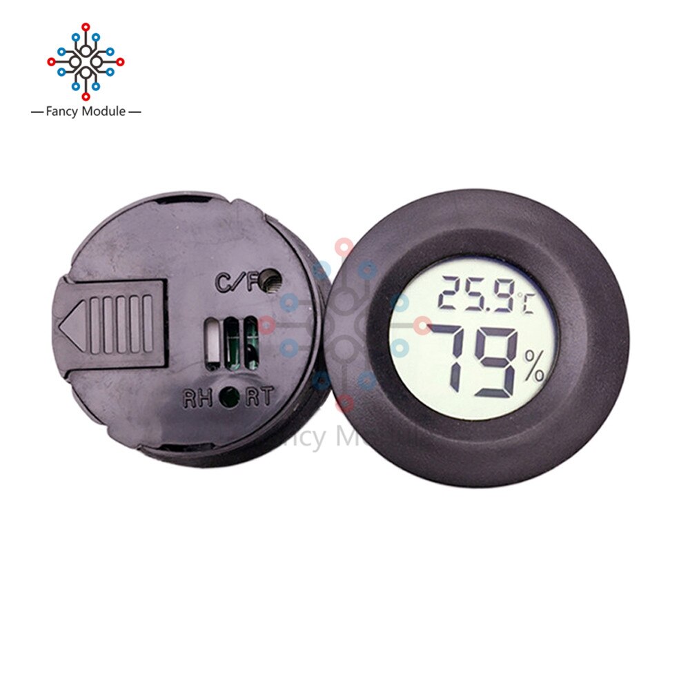 Mini LCD Digital Thermometer Hygrometer Temperature Indoor Convenient Temperature Sensor Humidity Meter Gauge Instruments Cable