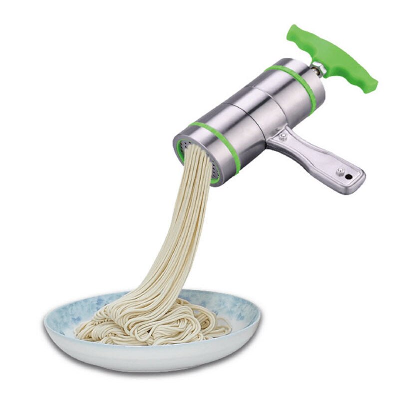 Nudel Pasta Presse Hersteller Maschine Hand Cutter, Manuelle Entsafter Kochgeschirr mit 7/5 Drücken Formen Herstellung Spaghetti Fettuccine Nudel