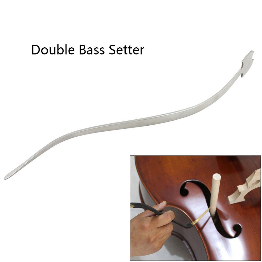 Cello / Double Bass Sound Post Setter Upright Stainless Steel Column Hook Tool Strings Instrument Cello Part Accessories
