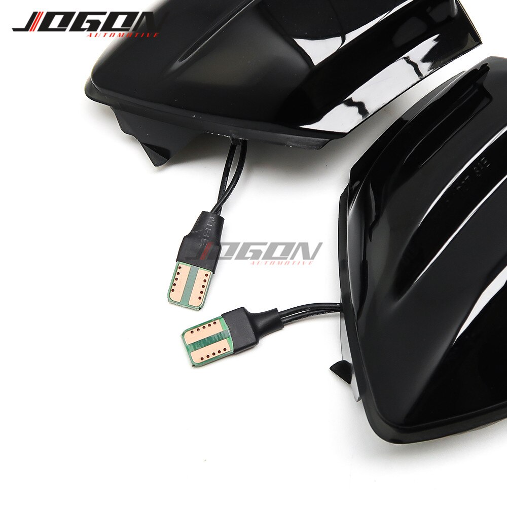 2pcs LED Dynamic Side Mirror Sequential Indicator Blinker Light For Ford S-Max 2007 Kuga C394 C-Max