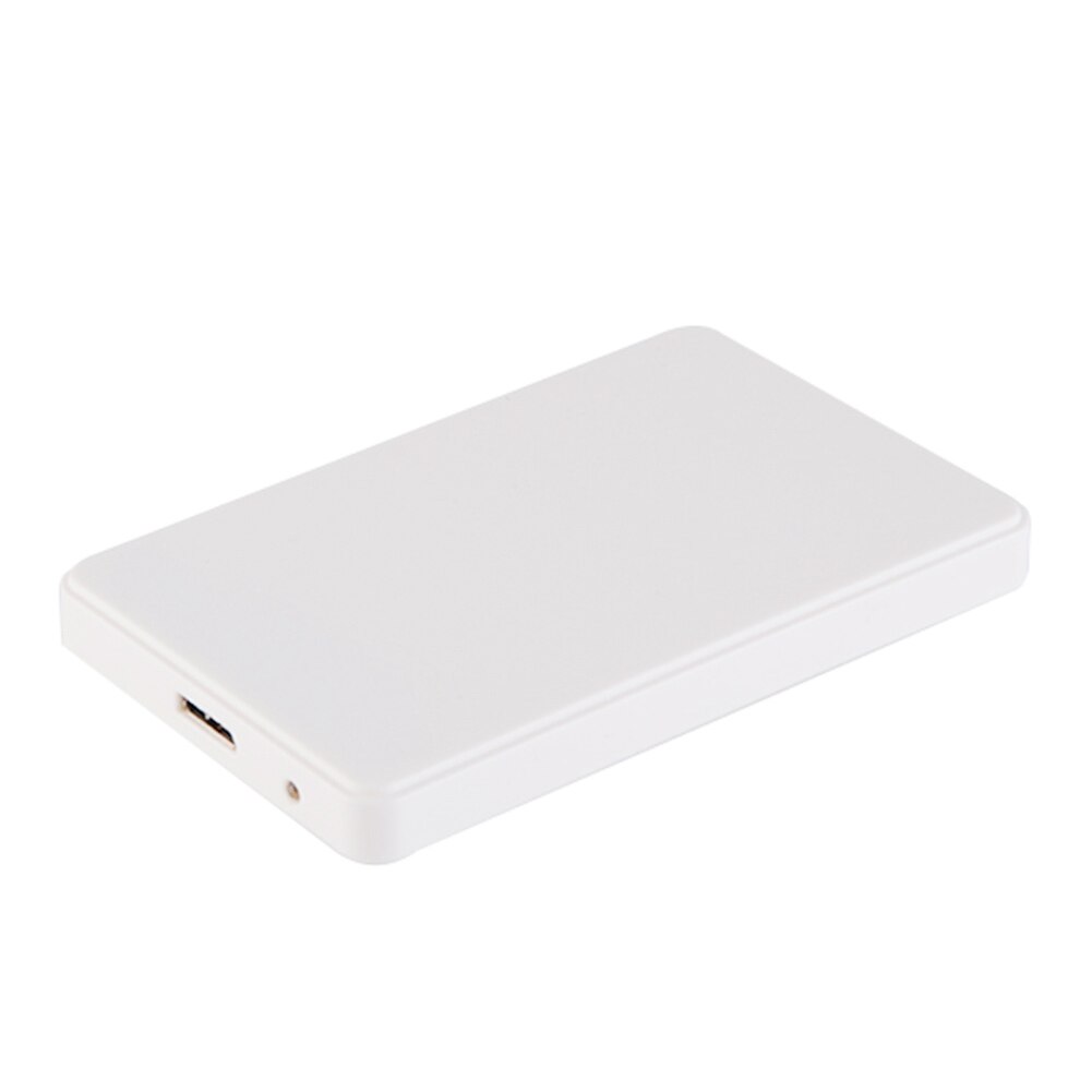 USB 3.0 HDD Case 2.5inch SATA HDD SSD Enclosure External Mobile Hard Disk Drive Case Box: White