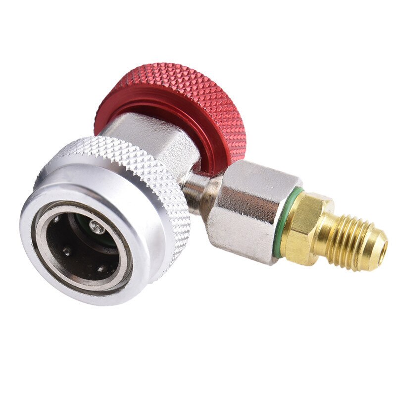 1 st. auto auto freon  r134a h/l snelkoppeling adapters airconditioning koelmiddel instelbare airco meterset