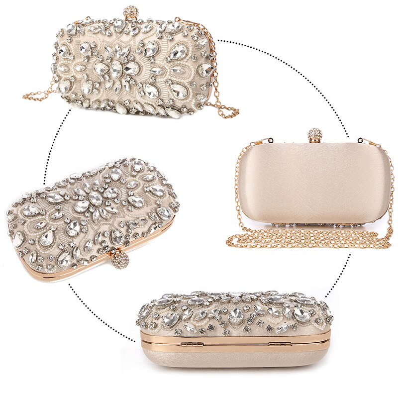 Luxy Moon Women Clutch Bag Wedding Clutch Party Purse and Handbag Pearl Clutch Luxury Handbags Women Bags Wallet bolsa