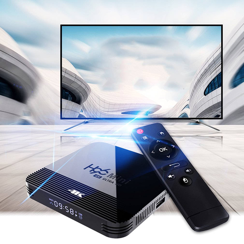 Android TV Box Set 9 0 H96 Mini H8 RK3228A 2 4G / 5G WIFI 2 16GB EU US UK AU For TV Adjustable Operation