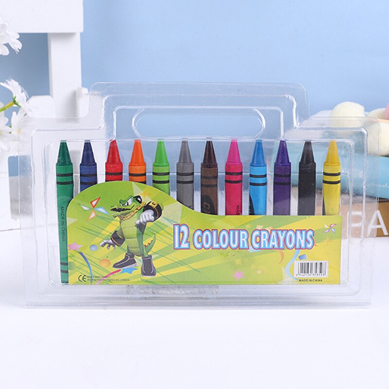 Pvc Doos 12 Kleuren Kinderen Tekening Kleurpotloden Voor Studenten Te Leren Art Supplies: C