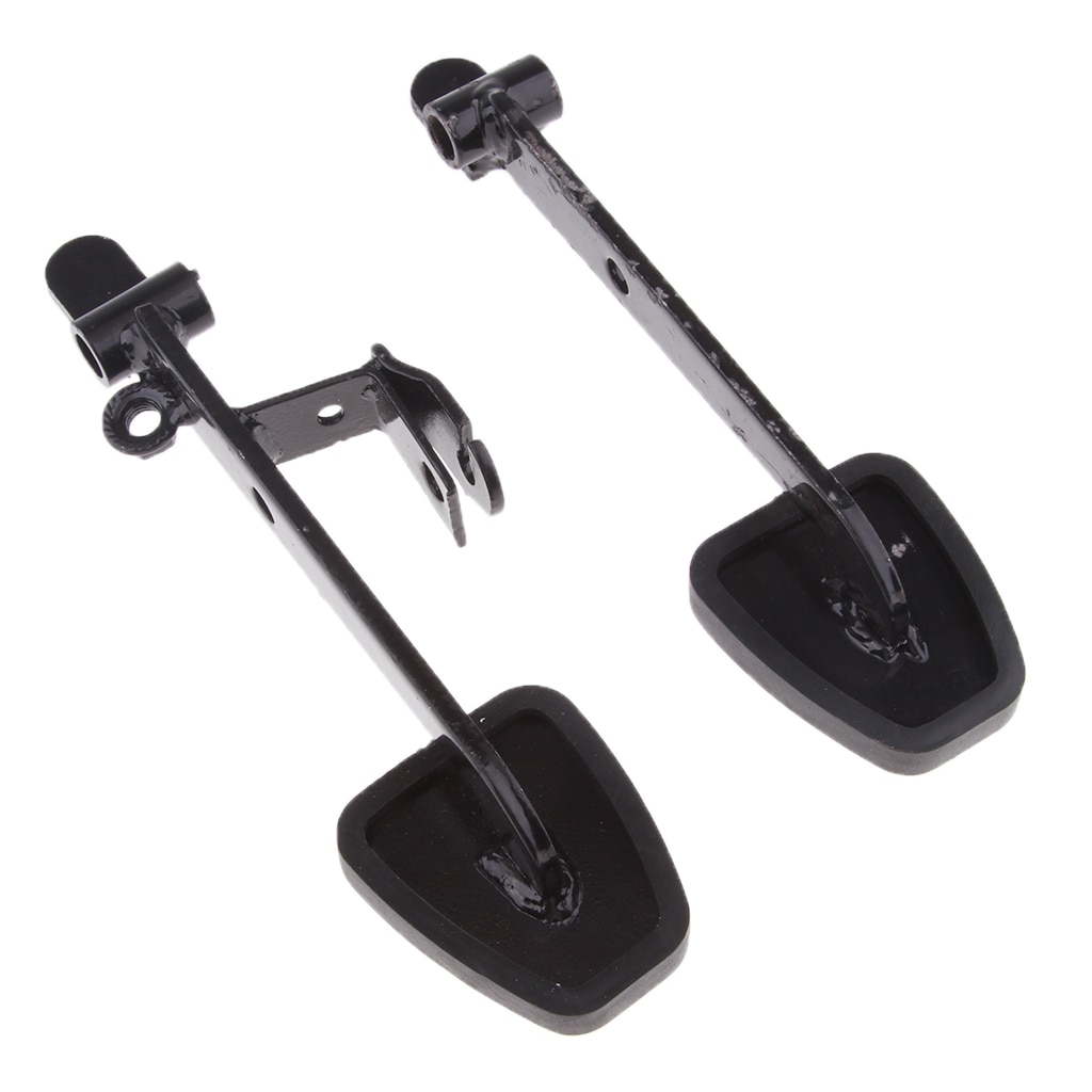 2 Pieces Brake & Throttle Pedals for Go Kart UTV ATV Racing - Black