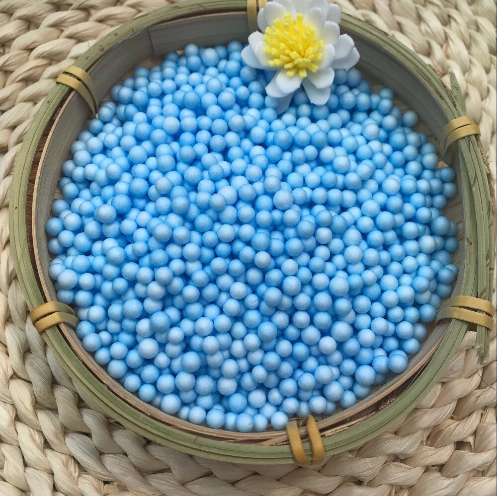 10000 stücke ~ 16000 stücke 2-3,5mm 4-6mm Polystyrol Styropor Kunststoff Pastell Schaum Mini Perlen ball DIY Schleim Assorted Farben Dekoration