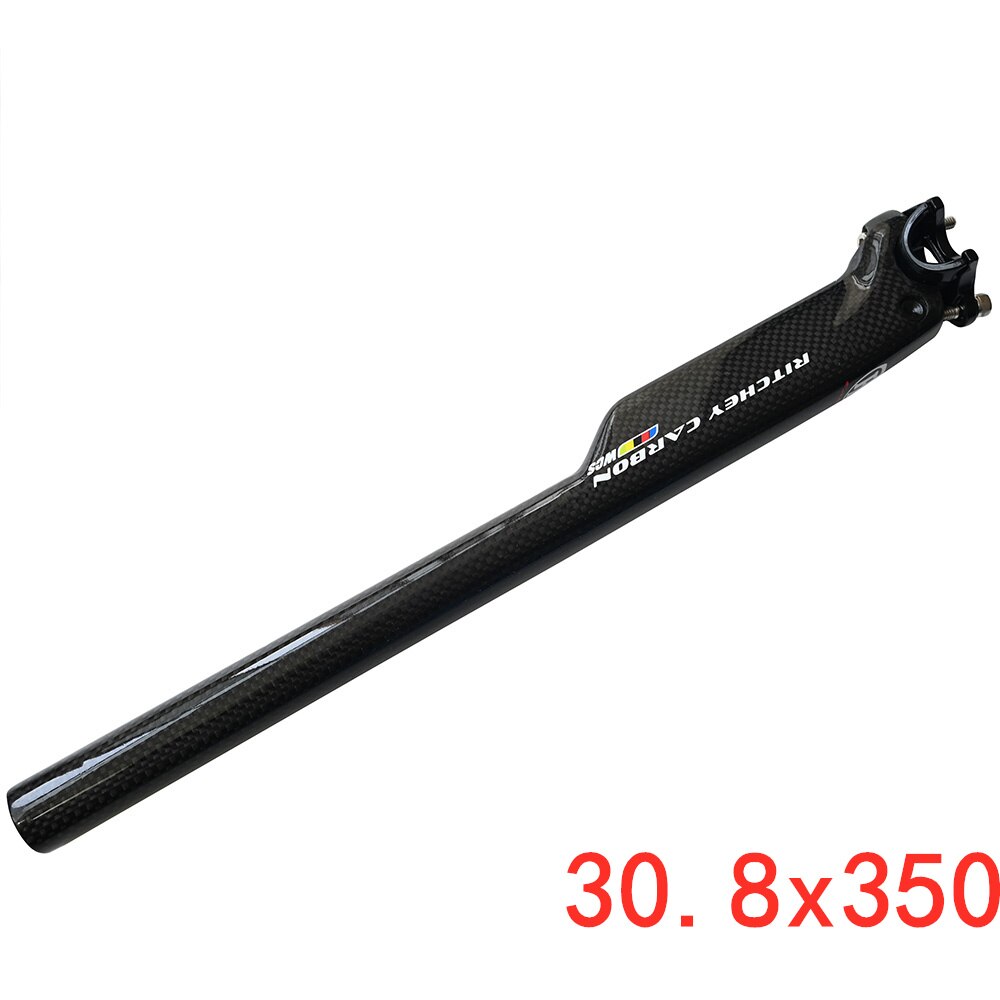 High Strength Carbon Fiber Seatpost After Seat the Road Bicycle Seatpost Seat Tube Rod Carbon Seatpost Seat Tube 3k: Gloss 30.8x350mm