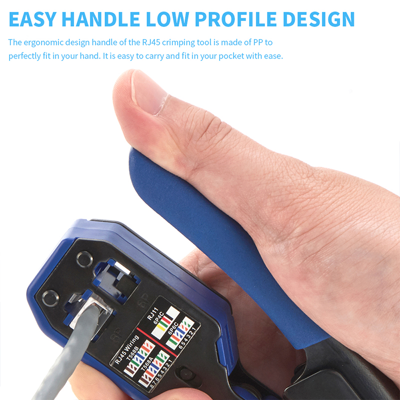 RJ45 krimptang tang netwerkkabel crimper draad stripper cutter ethernet clip tang RJ45 RJ12 RJ11 cat6 cat5e cat5