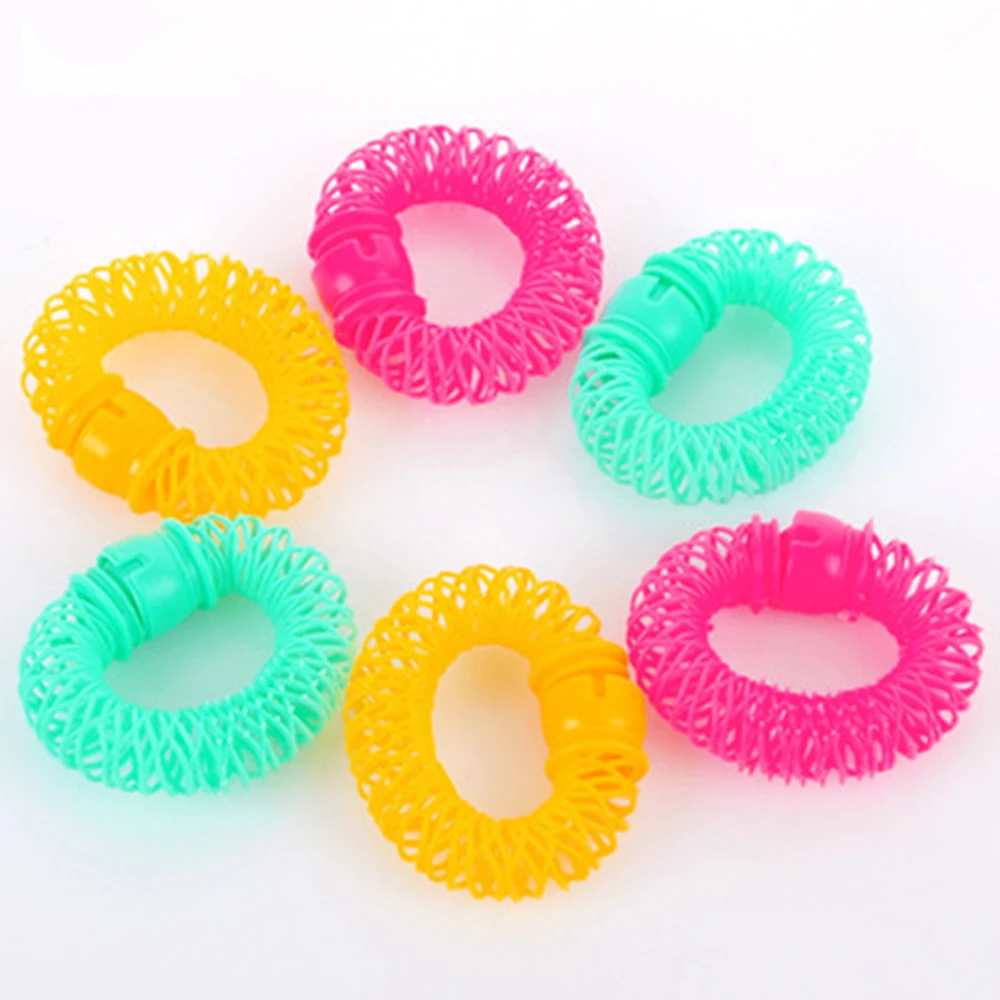 Биukanди modelador de cabelo donuts estilo de cabelo rolo cachos de cabeleireiro sem calor cachos espirais diy para acessórios de cabelo femininos: Preto