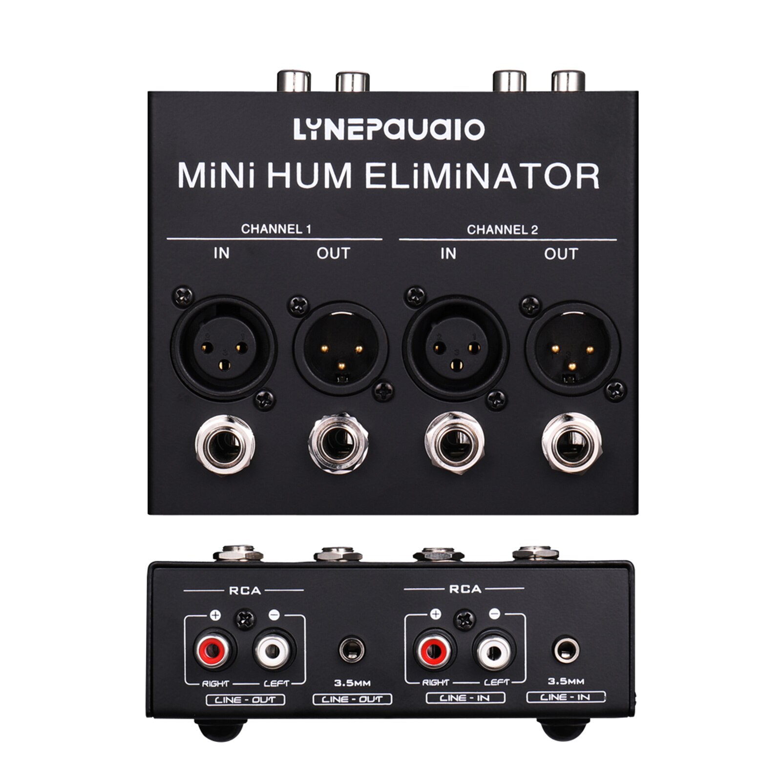 Compact Hum Eliminator Box 4 Channel Passive Buzz Destroyer Noise Canceller