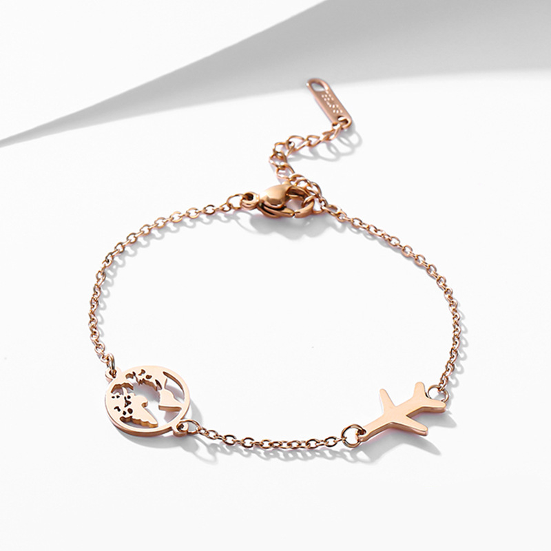 Tobillera bohemia de corazón de acero inoxidable para mujer, pulsera de tobillo de Color oro rosa, cadena de pierna, tobilleras ECG para tobillo, joyería para pie de playa: 5