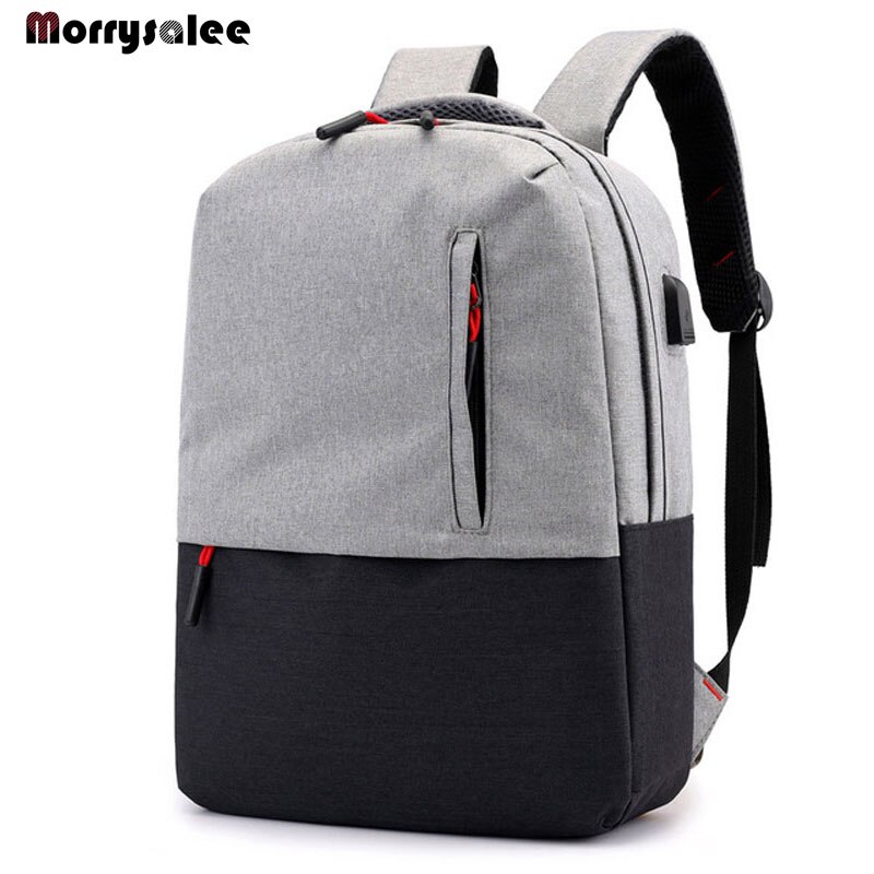 Rugzak Mannen School Student Loptop Backbags Voor Ipad Usb Rugzak Reizen Business Daypacks Mochila Hombre Back Pack: black