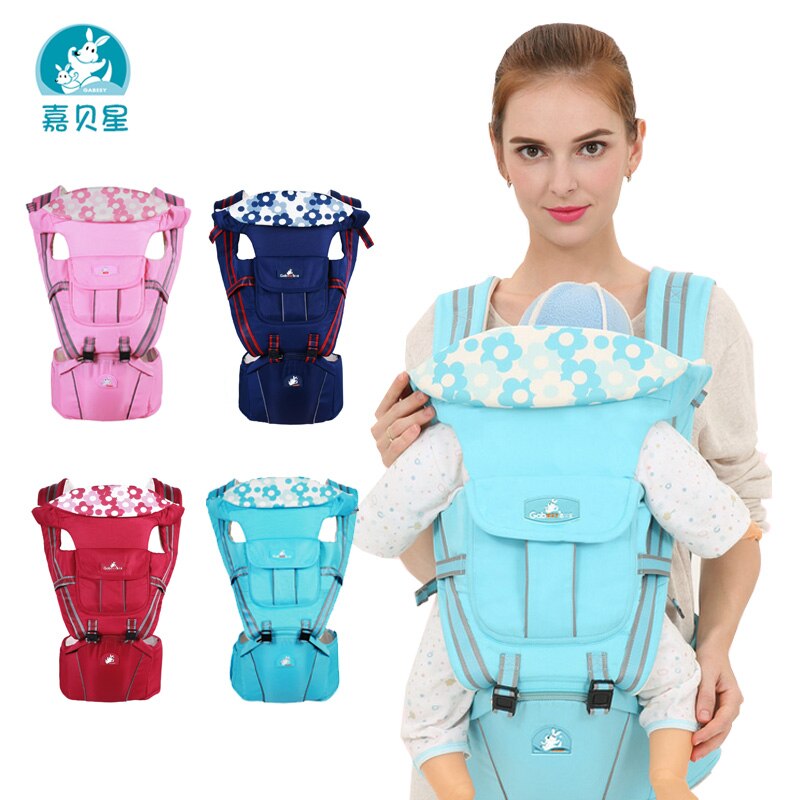 Draagzakken Multifunctionele Ademend Rugzak Baby Slings Katoen Carrier Hip Seat Draagzak Voor Pasgeboren