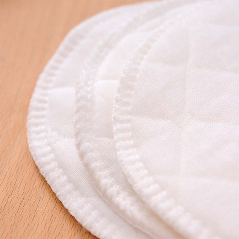 12pcs cotton Reusable Nursing Breast Pads Organic Plain Washable Soft Absorbent Feeding Baby Breastfeeding Pad Useful Accessory