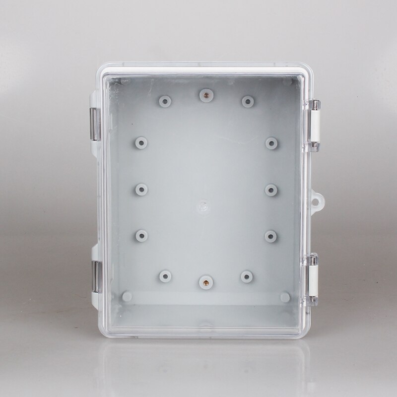 Waterproof Buckle Power Project box ABS plastic electric control box wire connection cable junction box Instrument Enclosure: 220x170x110mm