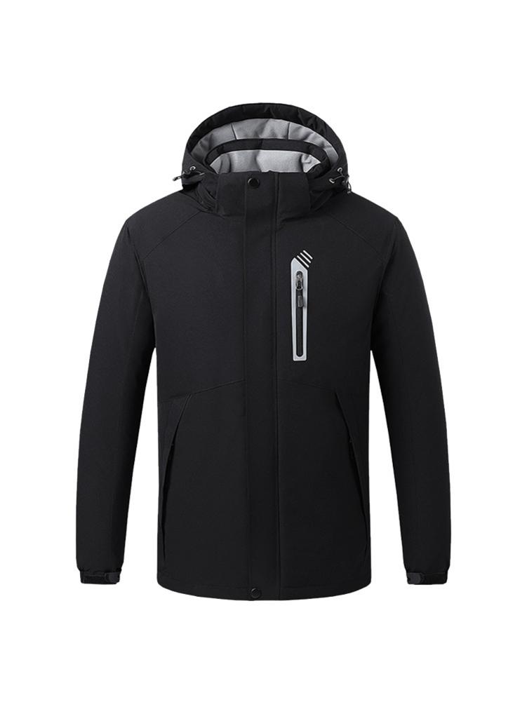Smart Heating Clothing Lightweight Waterproof 8 Places Heating 3 Temperature Settings Machine Washable Heated Jacket