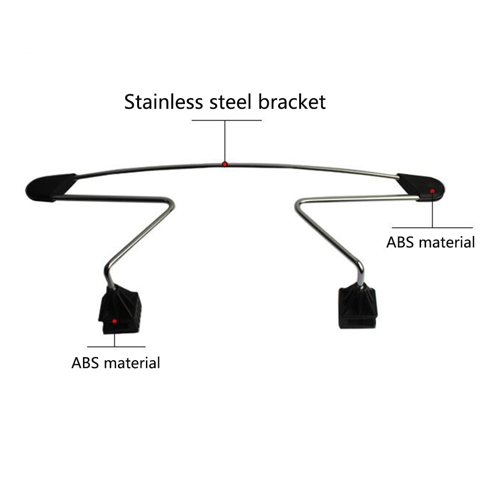 Roestvrij Staal + Anti Slip Rubber + Metal Hoofdsteun Pijler Kleerhanger Frame Auto Styling Functionele Opslag Accessoires
