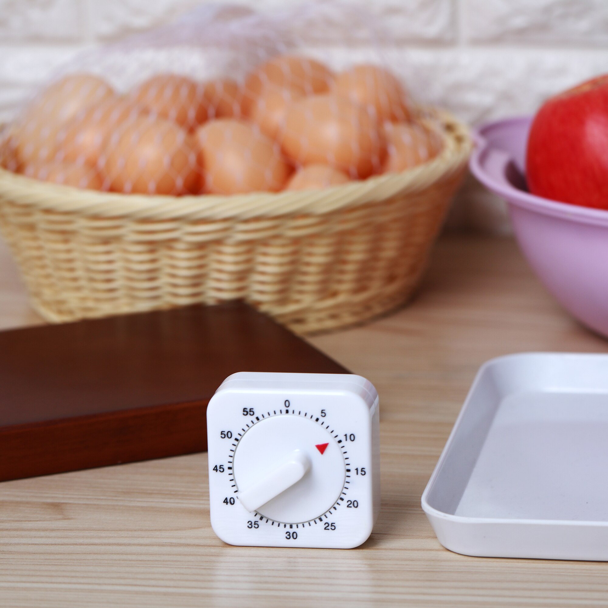 Kitchen Cooking Timer Alarm Mechanical Roasting Count Down Tool 1 Hour Timer 60-Minutes Countdown Alarm Clock Kitchen Gadget