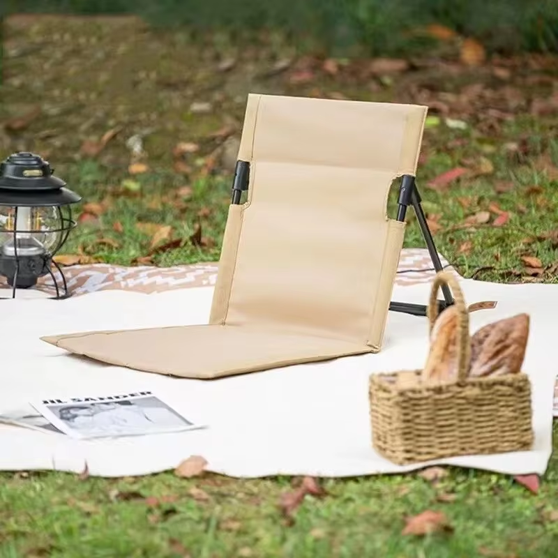 Udendørs camping letvægts komfortabel klapstol park fritid strandstol bærbar enkelt doven stol rygstol
