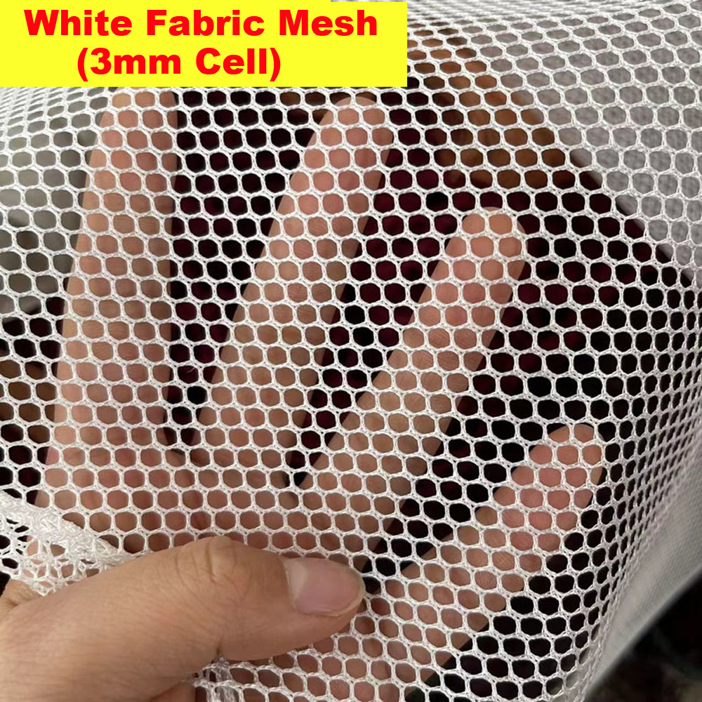 Tissu en maille de Nylon blanc-maille de filet de pêche en Nylon à trou hexagonal de 3mm, filet Anti-oiseaux-maille de tissu de protection pour cultures de fruits de jardin: S / Beige