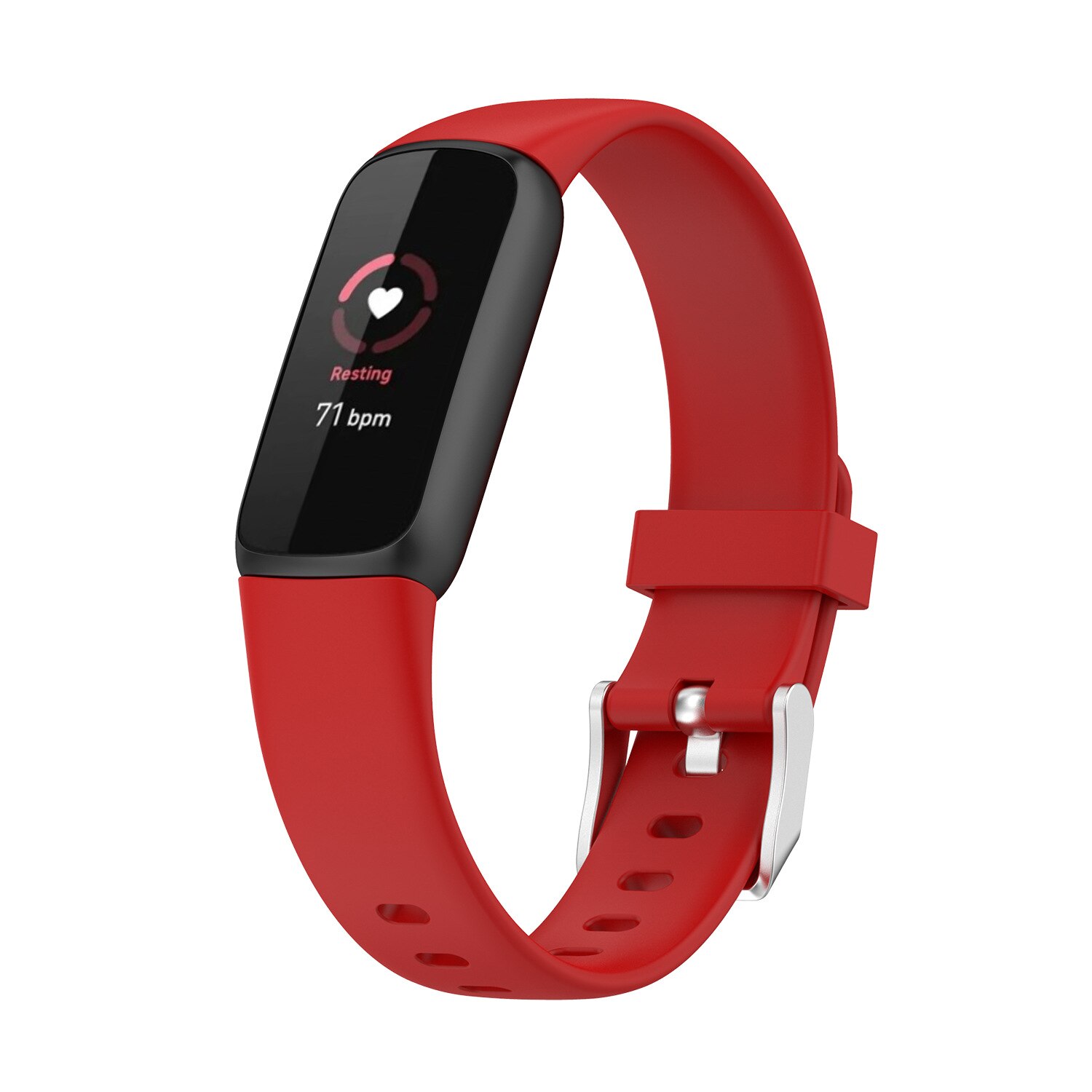 Bracelet de Luxe en Silicone souple pour Fitbit, accessoires pour montre connectée