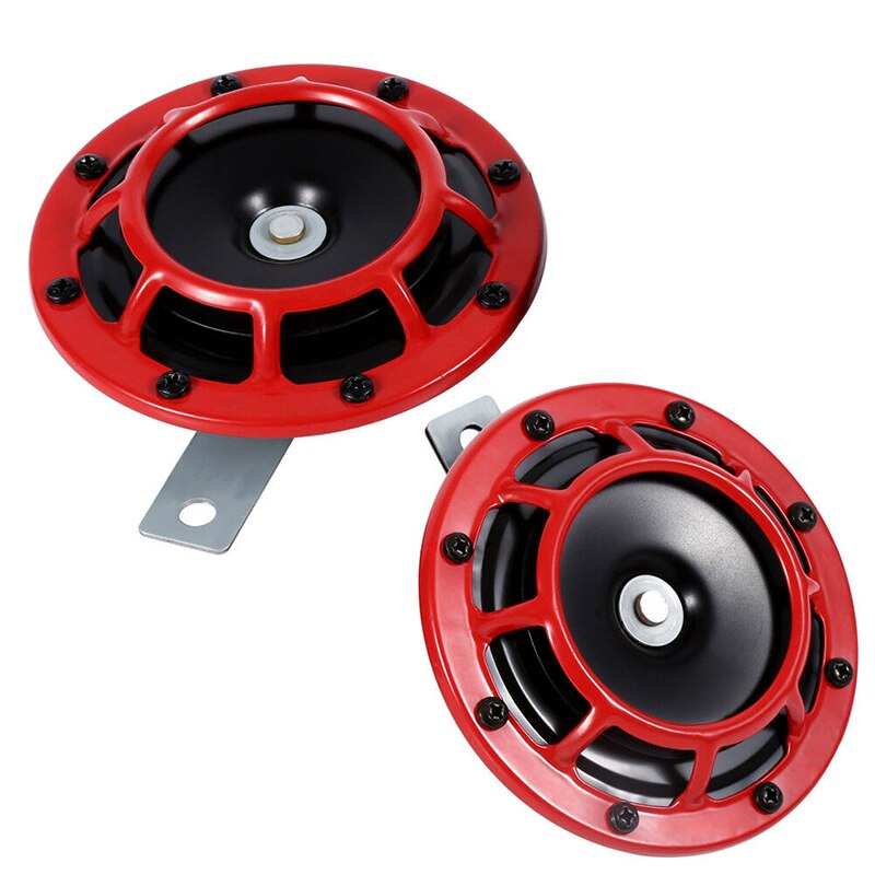 Klaxon universel double ton 12V pour réparation de voiture et camion, klaxon Compact, étanche, pour montage sur Grille électrique, 115db, 2 pièces