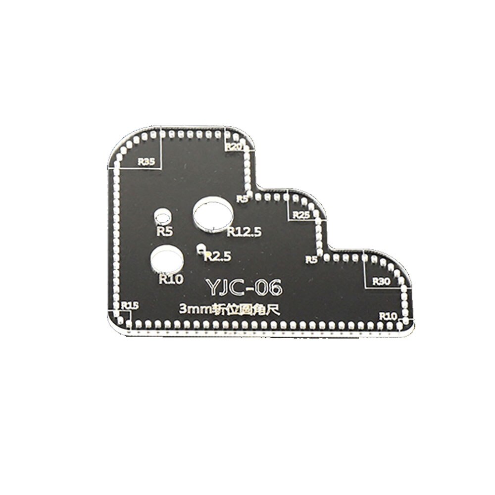 Lychee Life DIY key Sewing Pattern Acrylic Key Bag Stencil Template DIY Handmade Leather Crafts Supplies