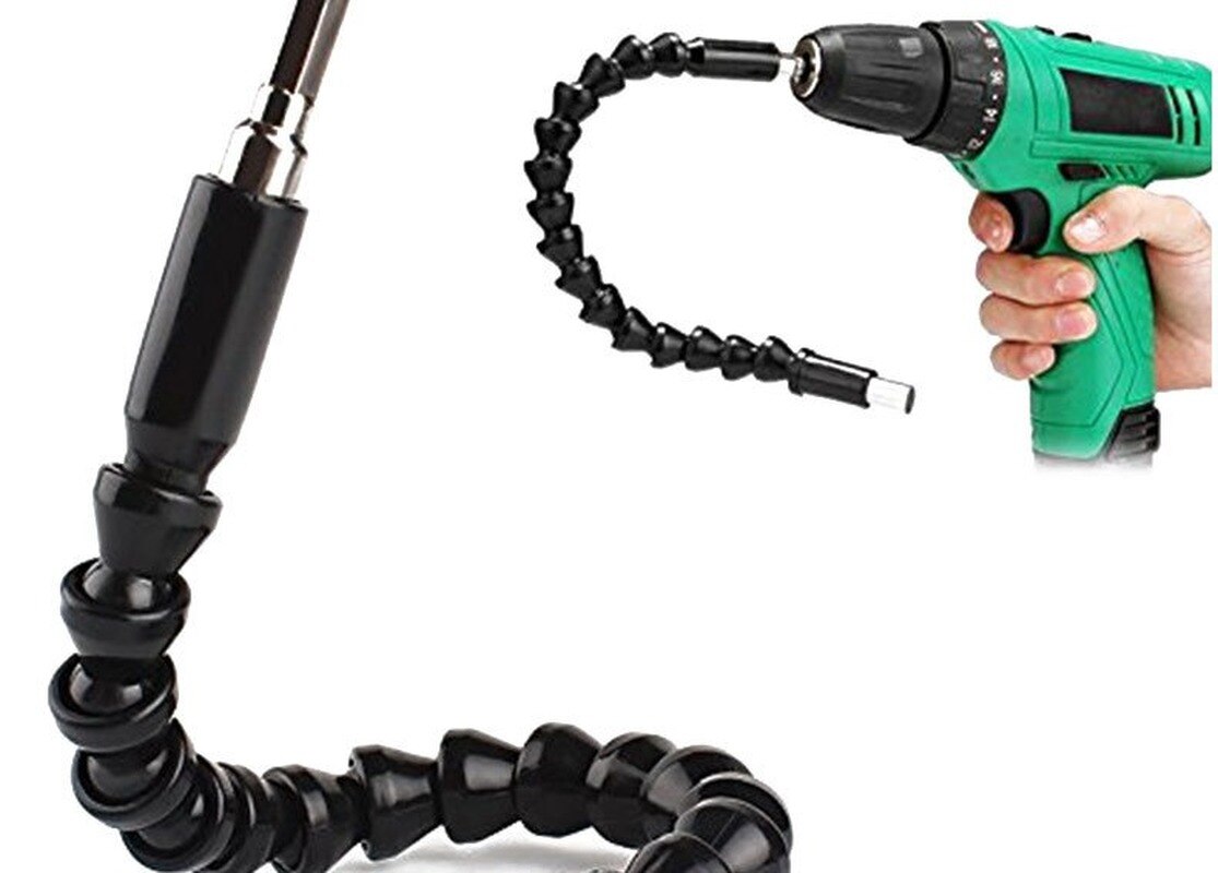 105 Degree Right Angle Screwdriver Set Socket Holder Adapter Adjustable Bits Drill Bit Screw Driver Tool 1/4inch Hex Bit Socket