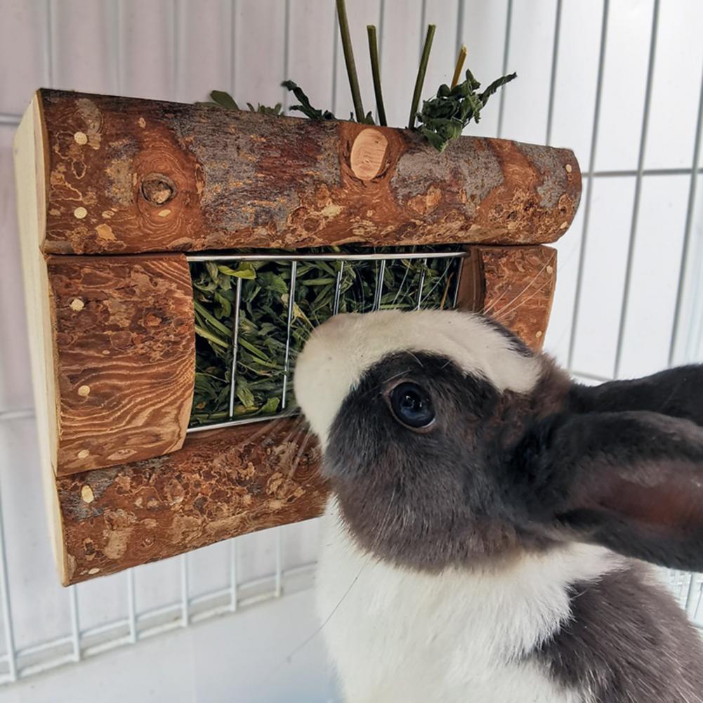 Tragen Beständig Holz Alle-Zweck Hase Guinea Schwein Heu Zubringer für Wald