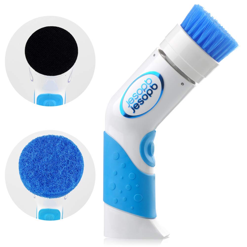Electric washing brush electric cleaning brush hand-held rotary scrubber multi-function kitchen dish pot bath tile cleaning tool