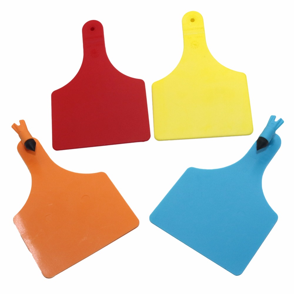 10 PCS Grote vee oormerk Paard Geen hoeveelheid identificatiekaart 76x115mm Grote dier Voeden management accessoires