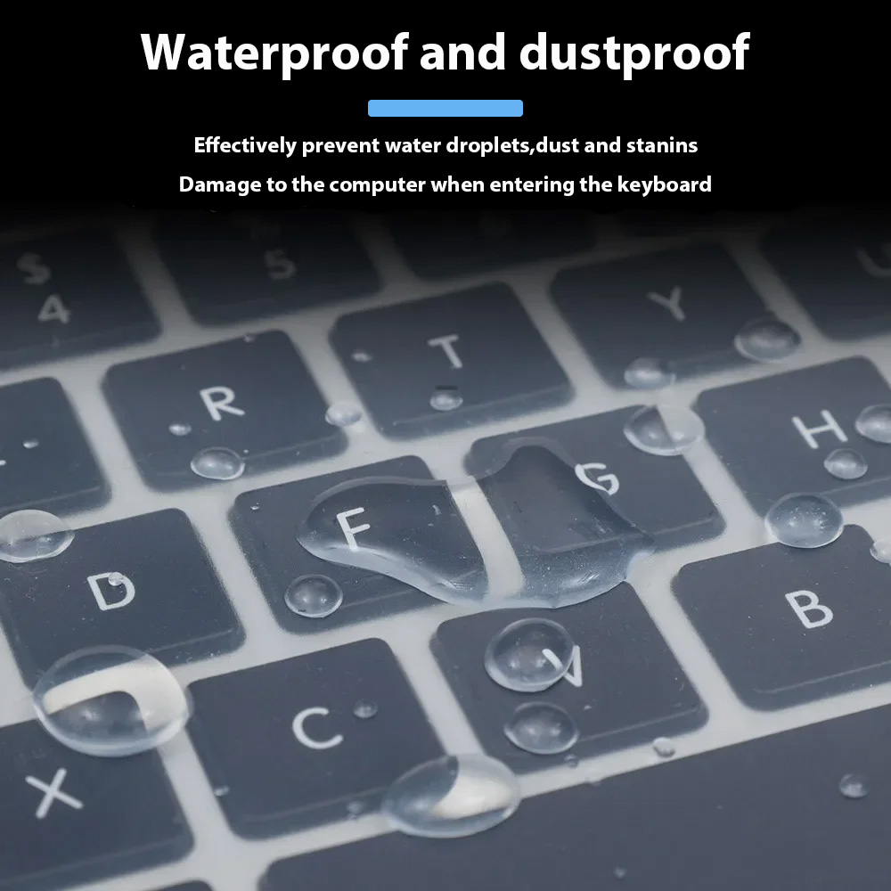 12-17 Inch Universal Laptop Keyboard Cover Protector Waterproof Dustproof Silicone Notebook Computer Keyboard Protective Film
