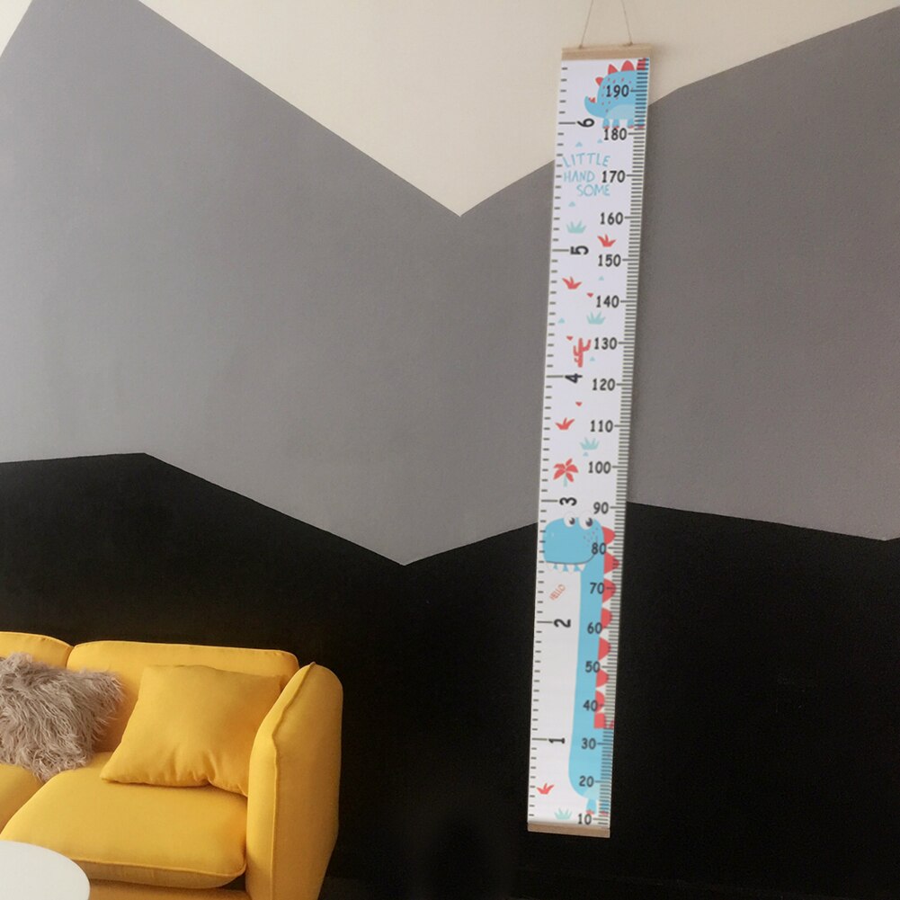 Baby Cartoon Height Measure Ruler Lightness and Portability No Space Occupy Child Kids Bedroom Home Wall Hang Growth Chart