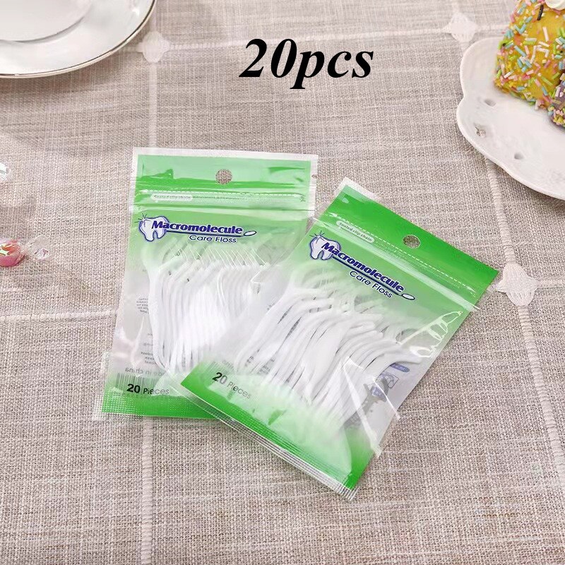 Fil dentaire 50/100 pièces, cure-dents, bâton de nettoyage des dents, brosse interdentaire, fil dentaire, soins d'hygiène buccale: Marron