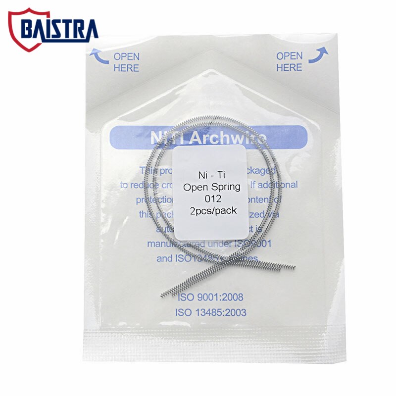 AZDENT Orthodontic Niti Open Coil Springs – .010″ X 180mm / .012″ X 914mm, 2pcs Pack