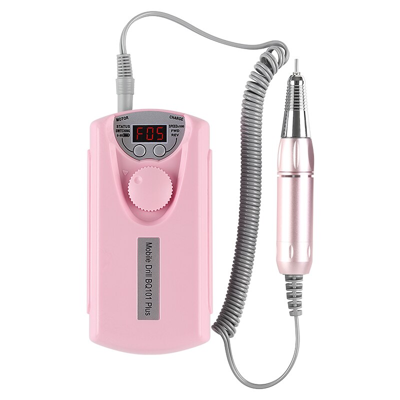 30000 Rpm Nail Boor Machine Set 40W Manicure Machine Apparaat Voor Manicure Pedicure Kit Pro Elektrische Nagelvijl voor Nail: 101-pink