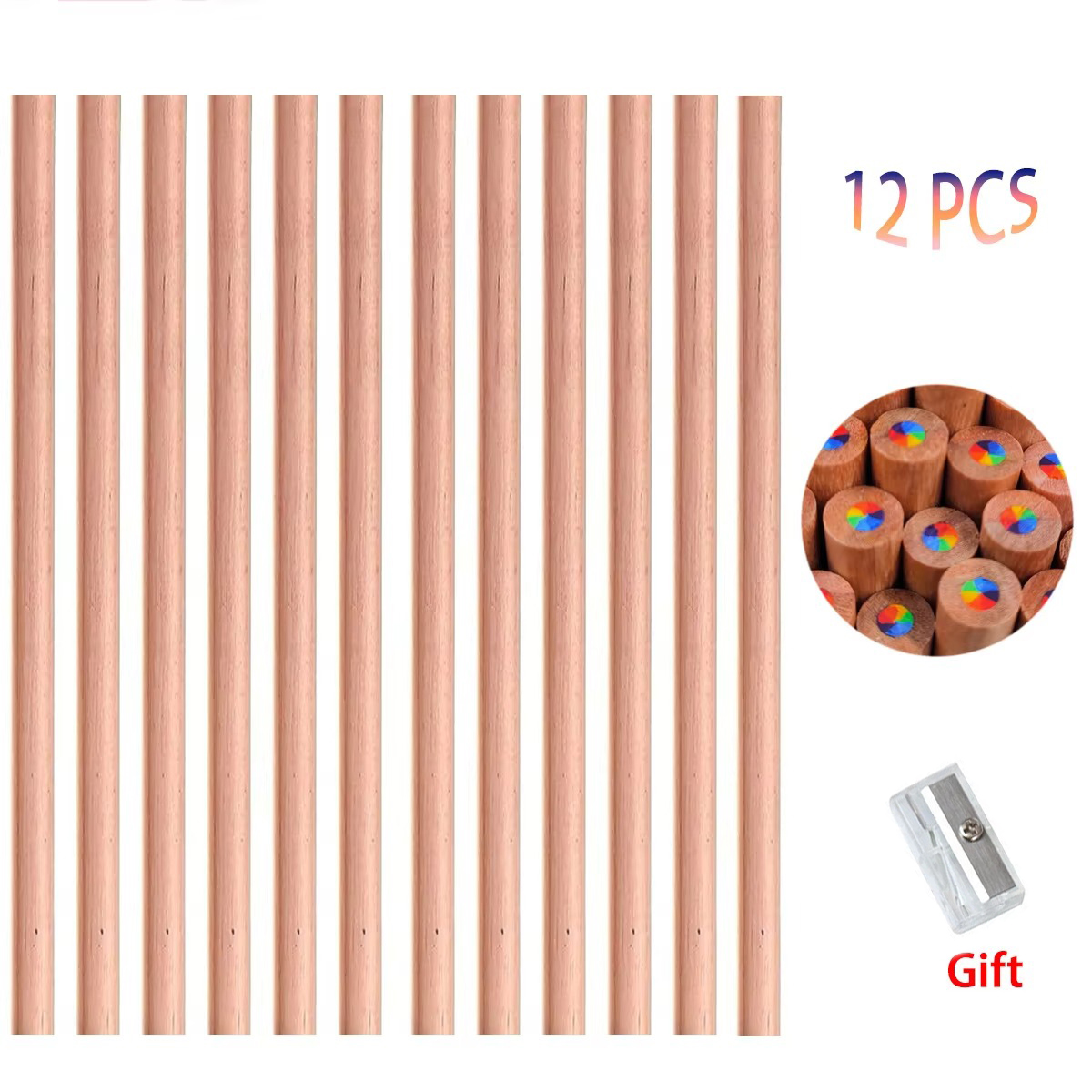 Set De 16 Tubos Con Mini Lápices De Colores Y Sacapuntas – 192 Piezas En Total, Portátil Y Resistente Para Dibujo Y Escritura