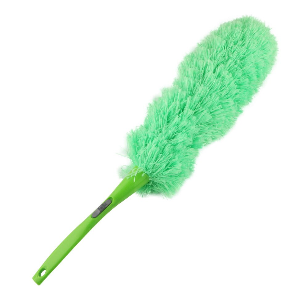 Espanador de pó de microfibra escova de poeira dobrável espanadores coletor de poeira punho longo para o carro de móveis limpo 4 cores lavável: green