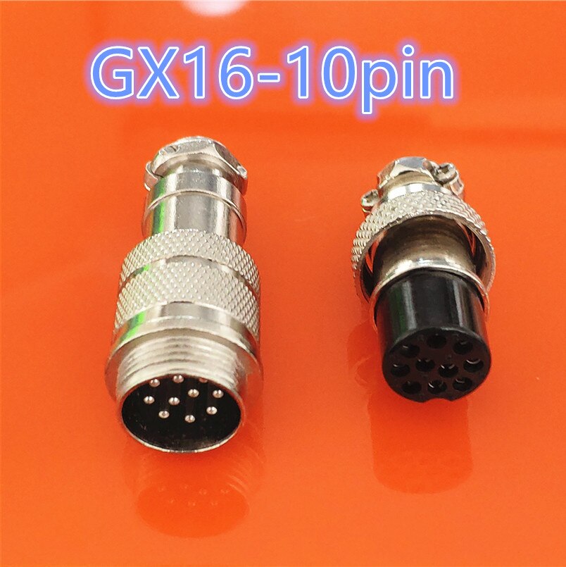 1set GX16 Butting Docking Male & Female 16mm Circular Aviation Socket Plug 2/3/4/5/6/7/8/9/10 Pin Wire Panel Connectors: GX16 10pin