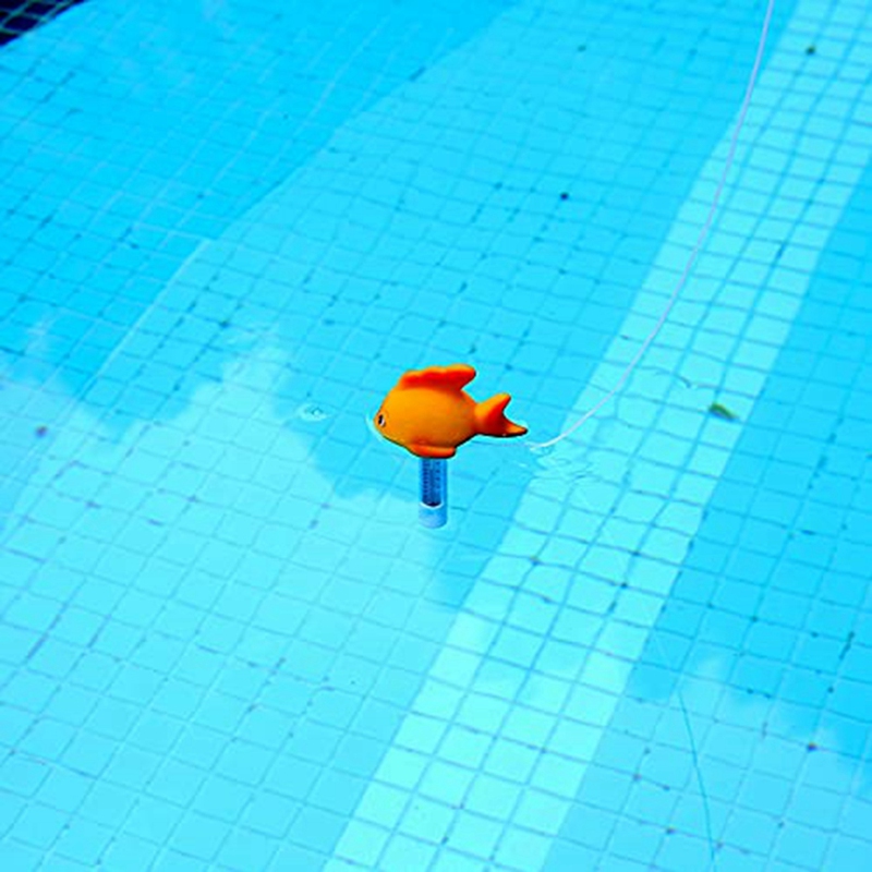 Floating Swimming Pool Thermometer,Water Thermometer with String,Pond Thermometer Easy Read,Animal Floating Thermometer